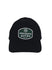 Sportiqe 6 Panel Structured Black Milwaukee Bucks Flex Fit Hat In Black & Green - Front View