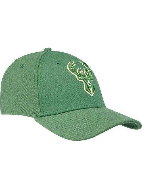 New Era Green Icon Milwaukee Bucks Flex Fit Cap