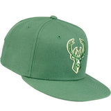New Era Green Icon Milwaukee Bucks Fitted Cap