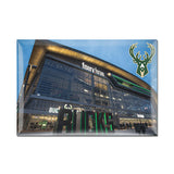 Wincraft Fiserv Forum Milwaukee Bucks Magnet In Multi-Color - Front View