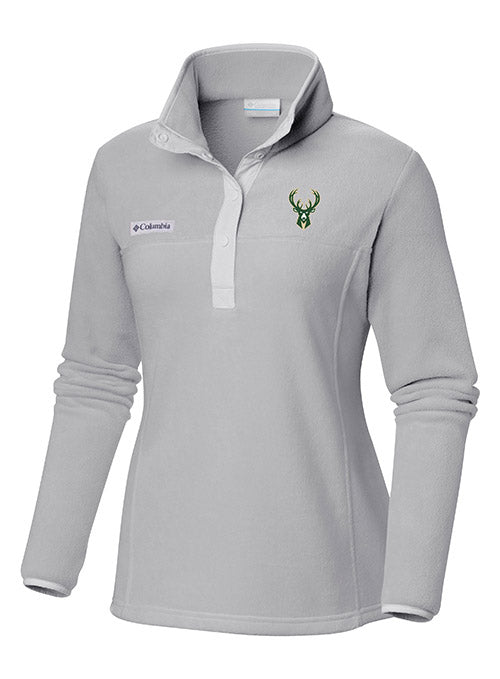 Women's Columbia Benton Spring 1/4 Snap Milwaukee Bucks Pullover