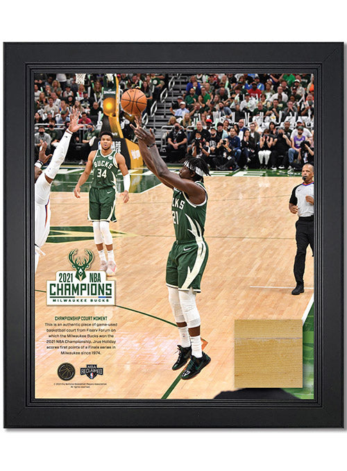 Artsman Championship Key Moment #3 Jrue Holiday Finals First Milwaukee Bucks Court Frame