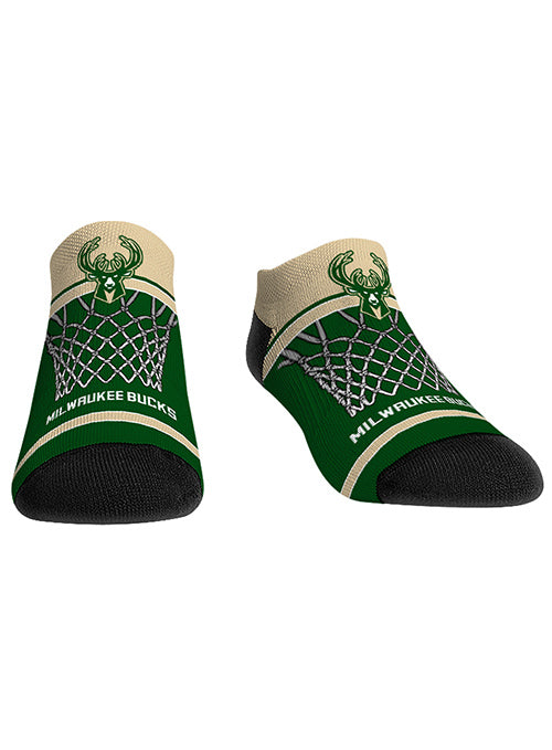 Rock Em Net Milwaukee Bucks Low Socks