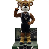FOCO Highlight Series Bango Statement Milwaukee Bucks Bobblehead In Black & Brown - Front View