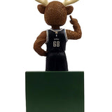 FOCO Highlight Series Bango Statement Milwaukee Bucks Bobblehead In Black & Brown - Back View