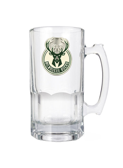 Great American Products 32oz Macho Milwaukee Bucks Glass Stein Mug