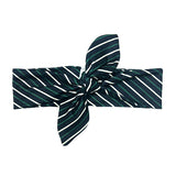 Headbands of Hope Knotted Soft Milwaukee Bucks Headband In Green & White - Tied Up View