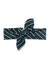 Headbands of Hope Knotted Soft Milwaukee Bucks Headband In Green & White - Tied Up View