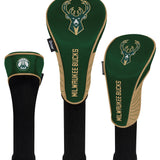 Wincraft 3-teilige Golfschläger-Kopfbedeckung für Milwaukee Bucks