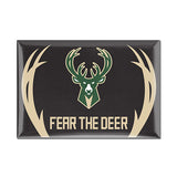 Wincraft 2022 Statement Edition Fear The Deer Magnet In Black - Front View