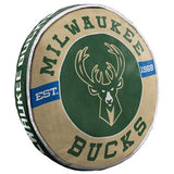 Northwest Company 3D Icon Cloud Milwaukee Bucks Pillow In Green & Cream - Side View 1