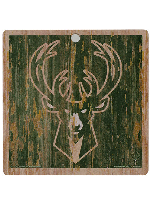 Wincraft Rustic Square Icon Milwaukee Bucks Wood Sign