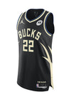 Jordan 2022 Statement Edition Khris Middleton Milwaukee Bucks Authentic Jersey-FRONT