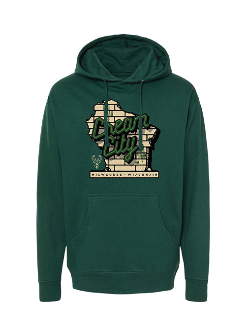 Bucks Pro Shop 2025-26 City Edition Brick State Milwaukee Bucks Hooded Sweatshirt