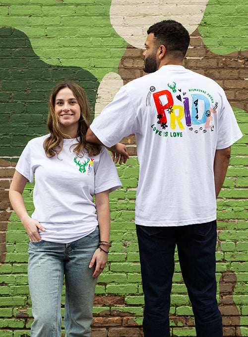 Bucks Pro Shop Love is Love Pride Milwaukee Bucks T-Shirt