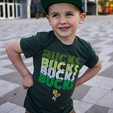 Toddler Homage HWC '68 Repeat Retro Milwaukee Bucks T-Shirt