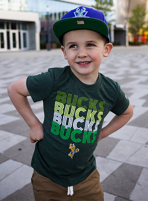 Toddler Homage HWC '68 Repeat Retro Milwaukee Bucks T-Shirt