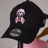 New Era Breast Cancer Awareness Black and Pink Milwaukee Bucks Adjustable Hat