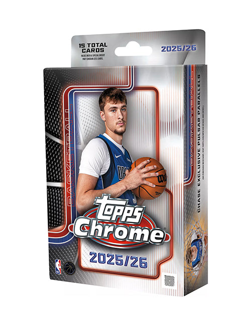 2025-26 Topps NBA Basketball Chrome Hanger box 