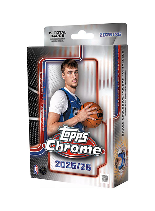 2025-26 Topps NBA Basketball Chrome Hanger box 