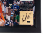 Signed Artsman Bucks Championship Key Moment - Khris Middleton Court Frame-signature