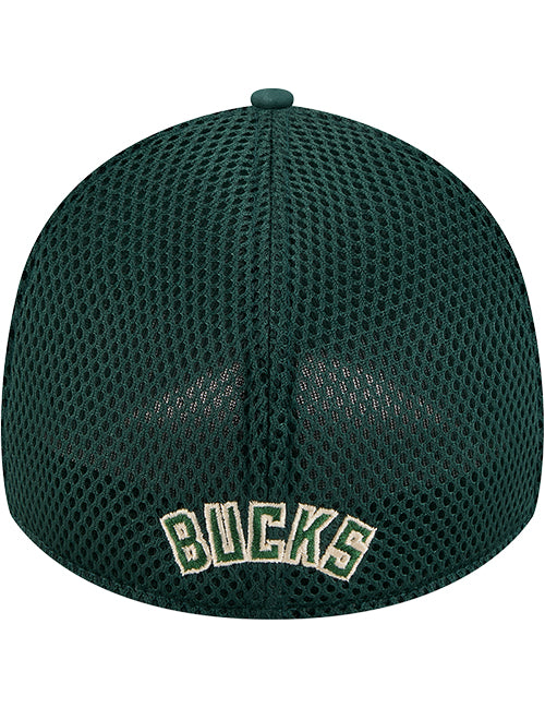 New Era 39Thirty Linear Milwaukee Bucks Flex Hat-back