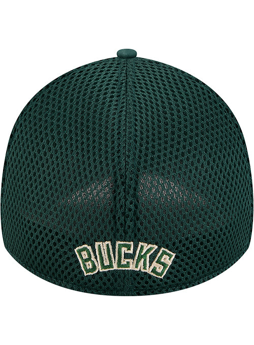 New Era 39Thirty Linear Milwaukee Bucks Flex Hat-back