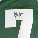 Signed Nike 2022 Icon Edition Chris Livingston Milwaukee Bucks Swingman Jersey-signature