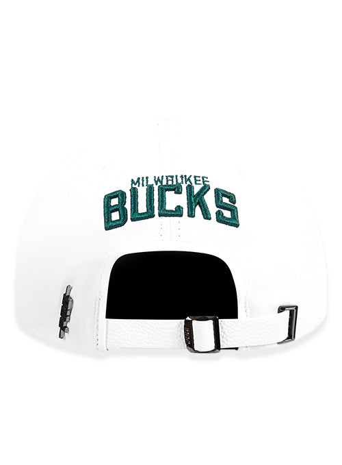 Women's Pro Standard Crystalline Pro Arc Milwaukee Bucks Adjustable Hat-back