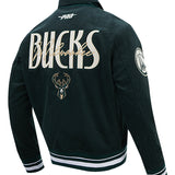 Pro Standard Original Players Milwaukee Bucks Corduroy Jacket-angled back