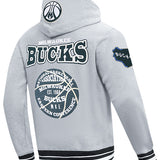 Pro Standard Day One Milwaukee Bucks Hooded Sweatshirt-angled back