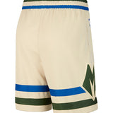 Nike 2025-26 City Edition Milwaukee Bucks Basketball Shorts-back