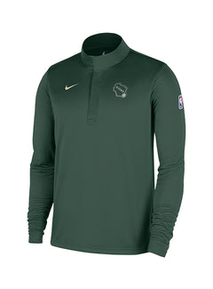 Nike City Edition 25-26 Coach Milwaukee Bucks 1/4 Zip Long Sleeve Shirt-front