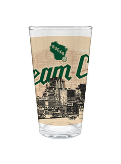 Great American 2025-26 City Edition Skyline Milwaukee Bucks Pint Glass
