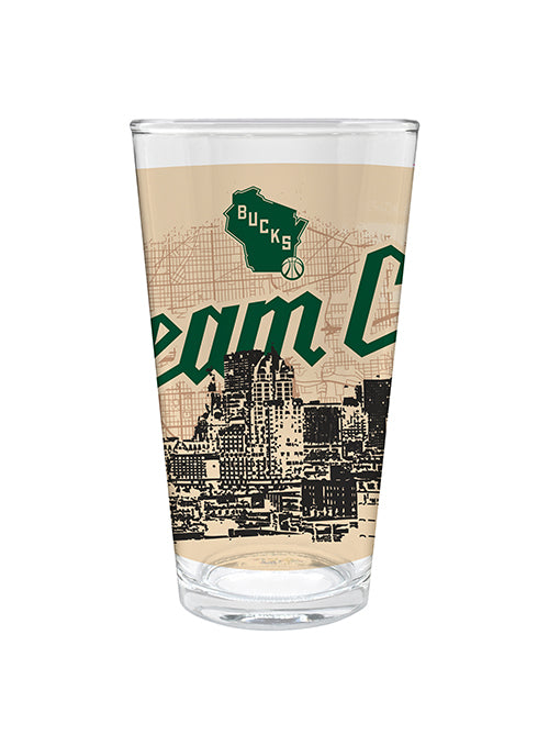 Great American 2025-26 City Edition Skyline Milwaukee Bucks Pint Glass