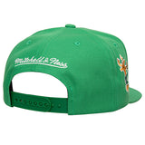 Mitchell & Ness HWC '68 Milwaukee Bucks Exposed Snapback Hat-back