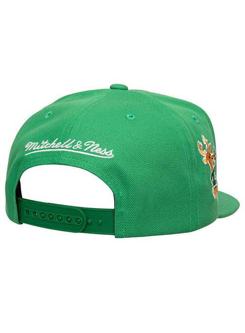 Mitchell & Ness HWC '68 Milwaukee Bucks Exposed Snapback Hat-back