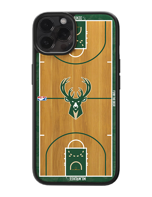 FM Case NBA Authentic Wood Milwaukee Bucks iPhone Case