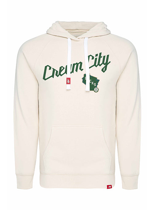 Sportiqe 2025-26 City Edition Olsen Chenille Milwaukee Bucks Hooded Sweatshirt