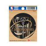 Rico NBA Cup Champions Milwaukee Bucks 4x4 Decal