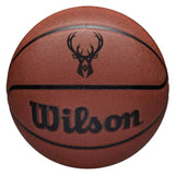 Wilson Brown Edition Milwaukee Bucks Basketball-front