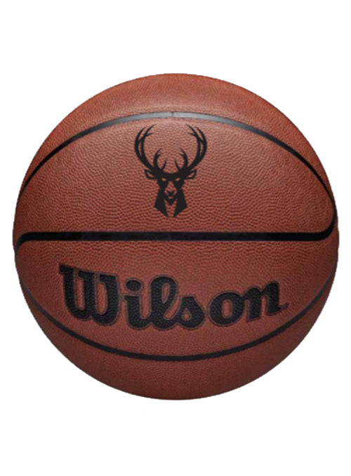 Wilson Brown Edition Milwaukee Bucks Basketball-front