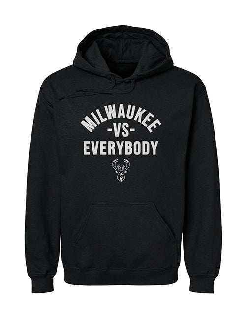 500 Level Milwaukee vs. Everybody Milwaukee Bucks Hooded Sweatshirt