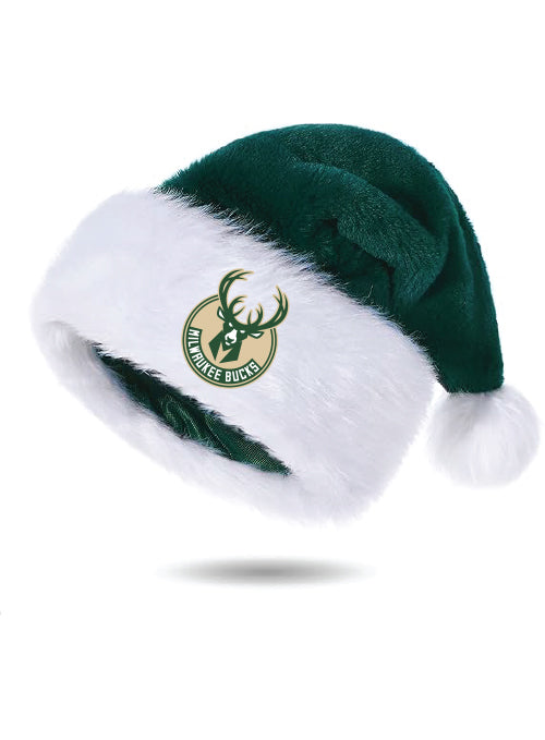 Bucks Pro Shop Global Logo Milwaukee Bucks Santa Hat