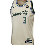 Youth Nike 2025-26 City Edition Myles Turner Milwaukee Bucks Swingman Jersey-front