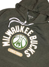 Sportiqe Olsen Athos Green Milwaukee Bucks Hooded Sweatshirt-close up 