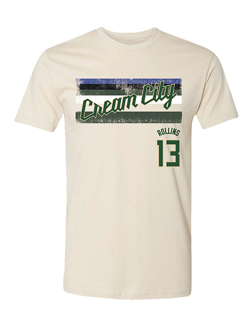 Bucks Pro Shop 2025-26 City Edition Ryan Rollins Milwaukee Bucks T-Shirt