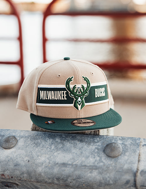 New Era Draft 2024 9Fifty Milwaukee Bucks Snapback Hat-photoshoot