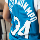 Nike Greece 2024 Giannis Antetokounmpo Swingman Jersey-model back