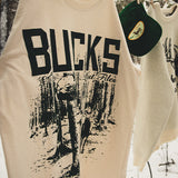 Bucks In Six x Lost Files In The Woods Milwaukee Bucks T-Shirt